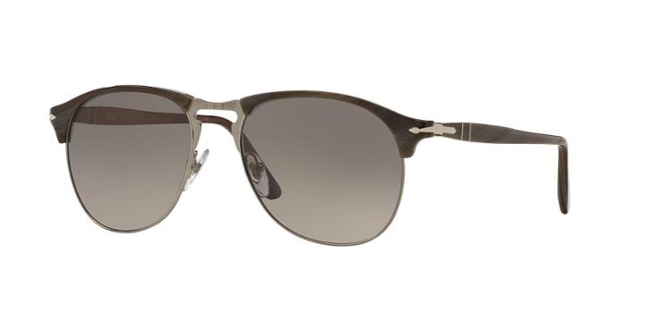Persol Brown Pilot Sunglasses - Po8649s