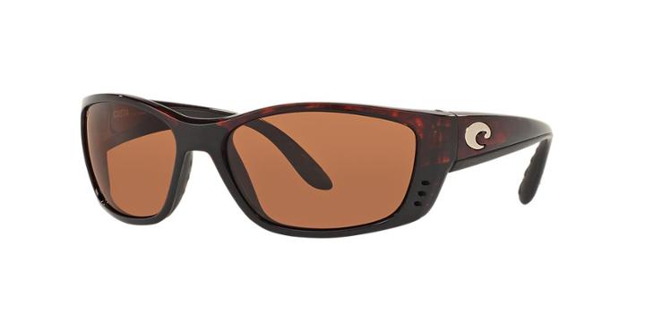 Costa Del Mar Tortoise Rectangle Sunglasses - Fisch