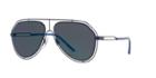 Dolce &amp; Gabbana 59 Blue Aviator Sunglasses - Dg2176