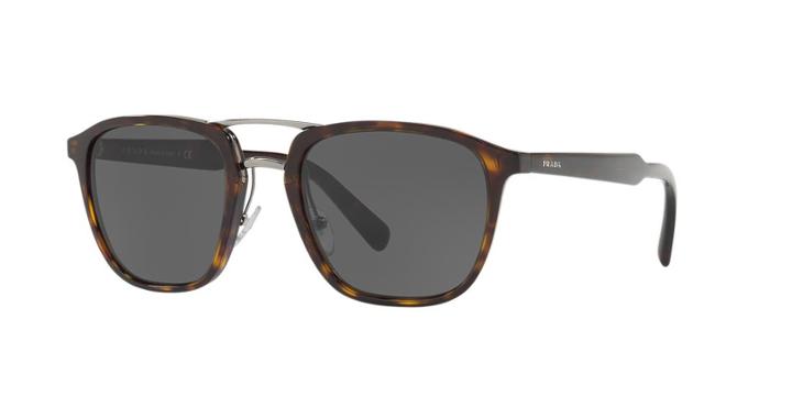 Prada Pr 12ts 54 Tortoise Rectangle Sunglasses