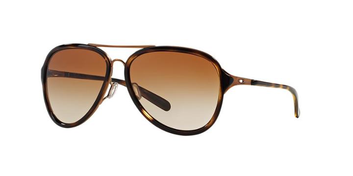 Oakley Women's Kickback Pink Aviator Sunglasses - Oo4102 58