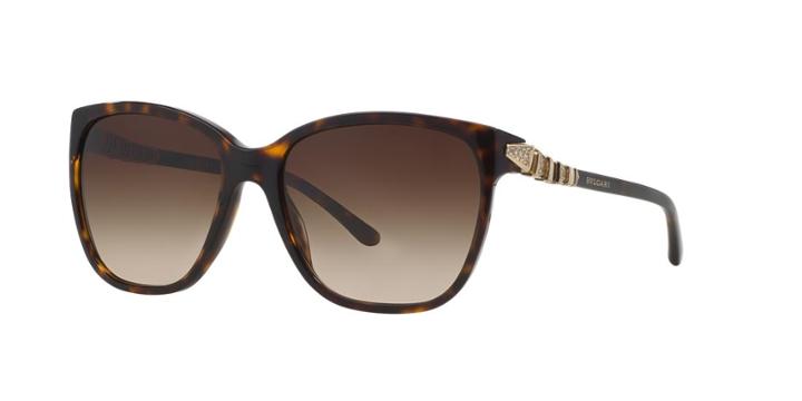 Bvlgari Brown Square Sunglasses - Bv8136b