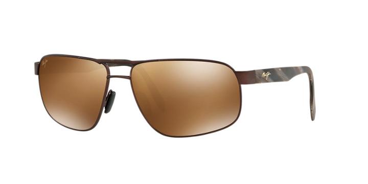 Maui Jim 776 Whitehaven 63 Brown Rectangle Sunglasses