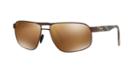 Maui Jim 776 Whitehaven 63 Brown Rectangle Sunglasses