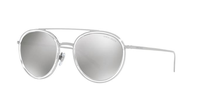 Giorgio Armani 51 Grey Round Sunglasses - Ar6051