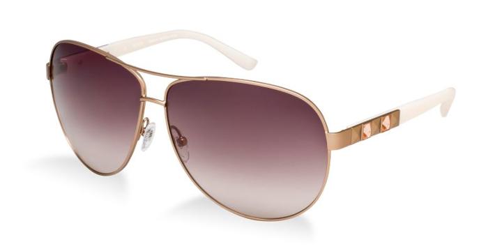 Guess Gu 7279 Gold Aviator Sunglasses