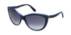 Alexander Mcqueen Amq4147/s Blue Cat Sunglasses