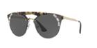 Prada Pr 53us 42 Tortoise Round Sunglasses