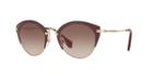 Miu Miu Brown Round Sunglasses - Mu 53rs