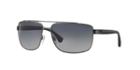 Emporio Armani Gunmetal Matte Square Sunglasses - Ea2018
