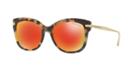 Michael Kors 53 Lia Tortoise Square Sunglasses - Mk2047