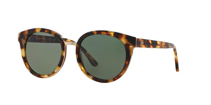 Tory Burch Tortoise Round Sunglasses - Ty7062