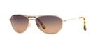 Maui Jim Baby Beach Gold Square Sunglasses, Polarized
