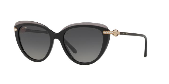 Bvlgari 55 Clear Cat-eye Sunglasses - Bv8211b