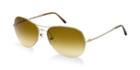 Burberry Be3060 Gold Aviator Sunglasses