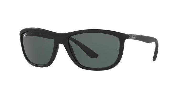 Ray-ban Black Matte Square Sunglasses - Rb8351