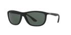 Ray-ban Black Matte Square Sunglasses - Rb8351