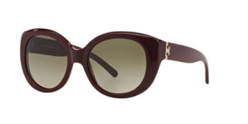 Tory Burch Ty7076 54 Burgundy Round Sunglasses