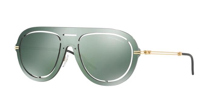 Emporio Armani 41 Gold Pilot Sunglasses - Ea2057