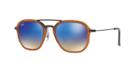 Ray-ban 52 Brown Square Sunglasses - Rb4273