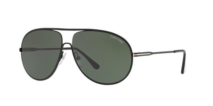 Tom Ford Cliff Black Matte Aviator Sunglasses - Ft0450