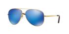 Michael Kors 60 Kendall I Gold Aviator Sunglasses - Mk5016