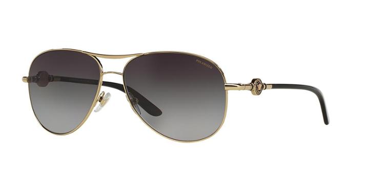 Versace Gold Aviator Sunglasses - Ve2157