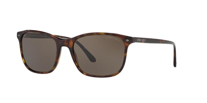 Giorgio Armani 56 Tortoise Square Sunglasses - Ar8089