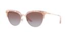 Michael Kors 54 Savannah Pink Square Sunglasses - Mk1033