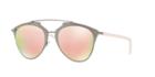Dior Diorreflected 52 Grey Oval Sunglasses