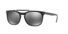 Burberry Black Matte Square Sunglasses - Be4244