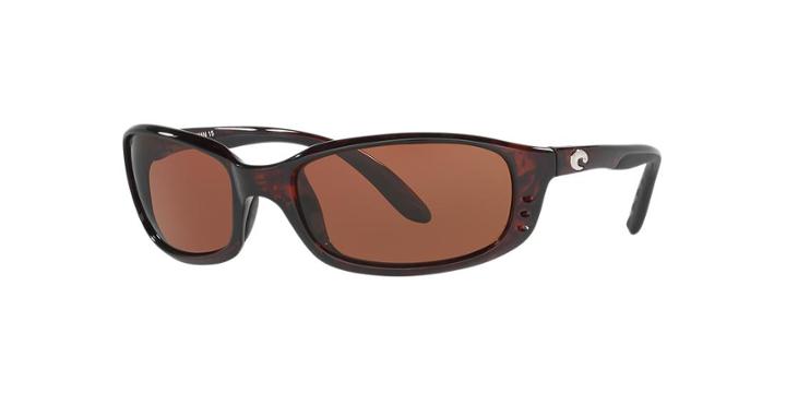 Costa Del Mar Tortoise Oval Sunglasses - Brine