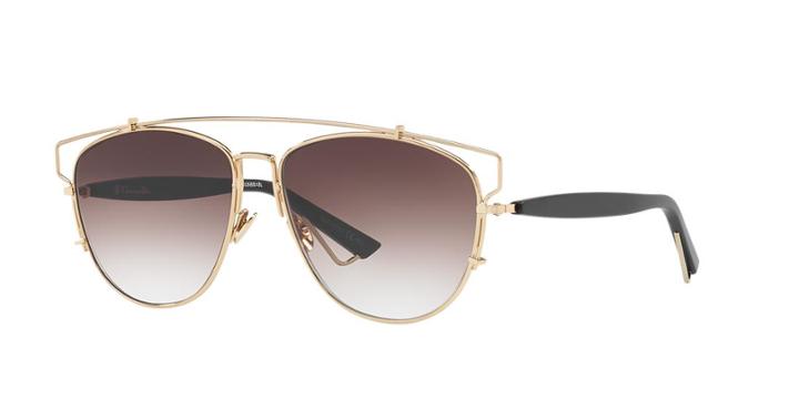 Dior Dior Technologic Gold Aviator Sunglasses