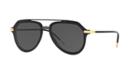 Dolce &amp; Gabbana 22 Black Pilot Sunglasses - Dg4330