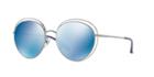 Vogue Vo4064sd 56 Gunmetal Round Sunglasses