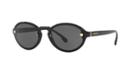Versace 54 Black Oval Sunglasses - Ve4352