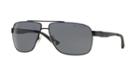 Polo Ralph Lauren Black Matte Rectangle Sunglasses, Polarized - Ph3088