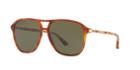 Gucci Gg0016s 58 Tortoise Rectangle Sunglasses
