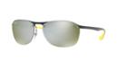 Ray-ban Rb4302m 62 Grey Square Sunglasses