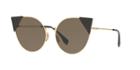 Fendi Ff0190 57 Rose Gold Cat-eye Sunglasses