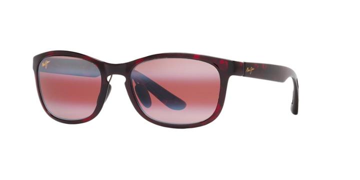 Maui Jim Front Street Red Rectangle Sunglasses