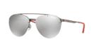 Arnette 57 Dweet D Gunmetal Rectangle Sunglasses - An3075