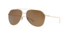 Dolce &amp; Gabbana 61 Gold Wrap Sunglasses - Dg2166