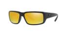 Costa Fantail Polarized 59 Black Rectangle Sunglasses