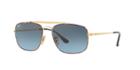 Ray-ban 61 The Colonel Brown Square Sunglasses - Rb3560