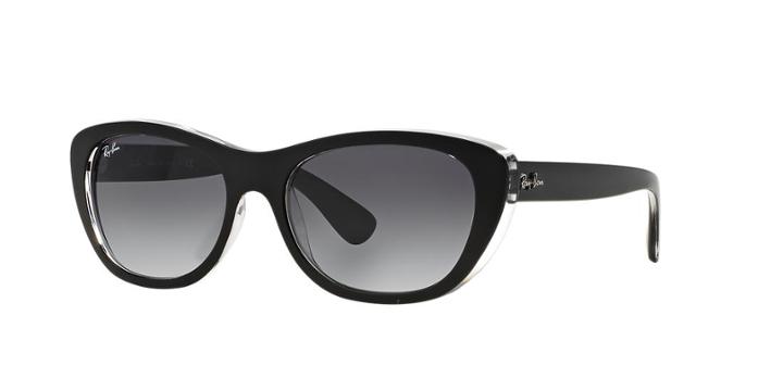 Ray-ban Black Matte Square Sunglasses - Rb4227