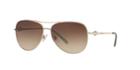 Tiffany & Co. Gold Aviator Sunglasses - Tf3052b