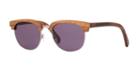 Shwood Eugene Wood Original 54 Multicolor Square Sunglasses