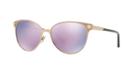 Versace 57 Gold Round Sunglasses - Ve2168