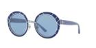 Tory Burch 51 Blue Round Sunglasses - Ty6062